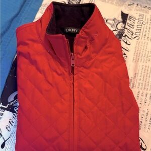 ❤️ Vintage Stunning DKNY Fleece Lined Puffy Vest ❤️